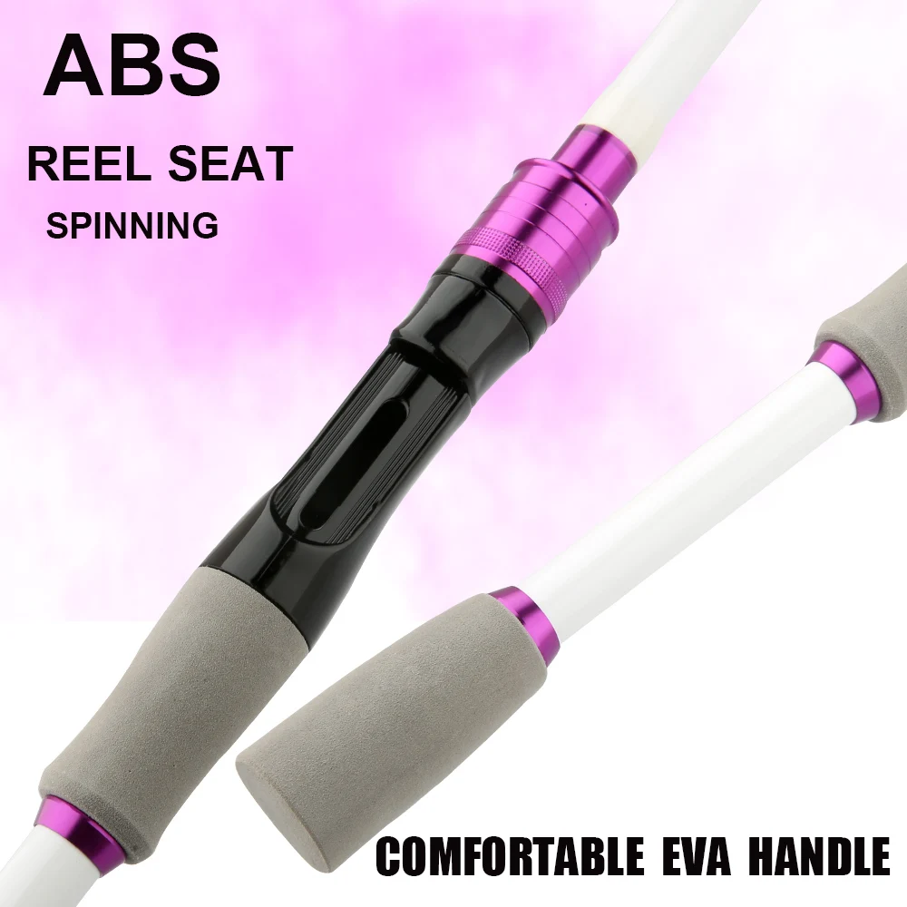 Caña de pescar con señuelo Baitcasting de fibra de carbono súper dura con punta ML sólida 1,8/2,1 m caña de Jigging de trucha ultraligera 4/5 secciones Pesca - imagen 4