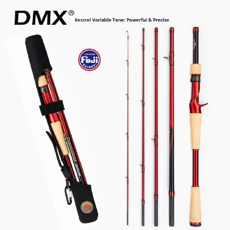 Caña de spinning DMX Viaje – 5 tramos 2,08 m ultrarrápida 99 g