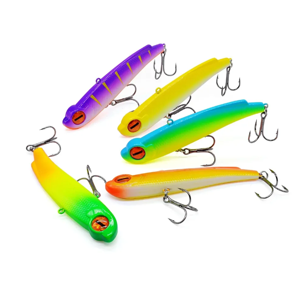 Señuelo hundido MUKUN VIB, vibración de Rattlin, 95mm, 30g, cebo de hielo de invierno, Wobblers para Lucio, lubina, manivela sin labios, Pesca de fundición larga - imagen 2