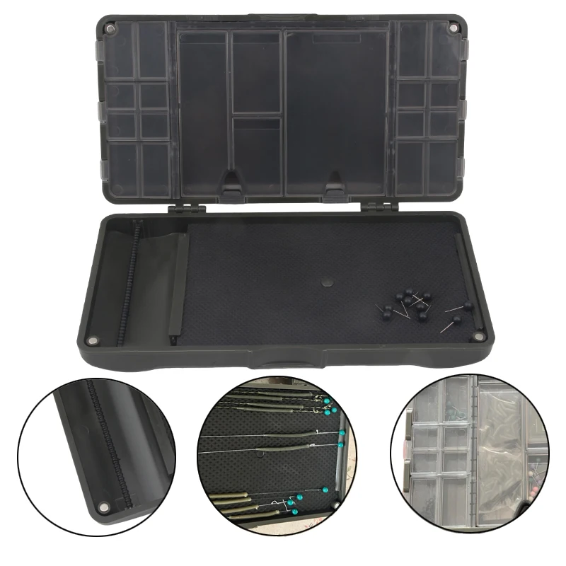 Caja de aparejos para pesca estilo europeo carpa con báscula - imagen 2