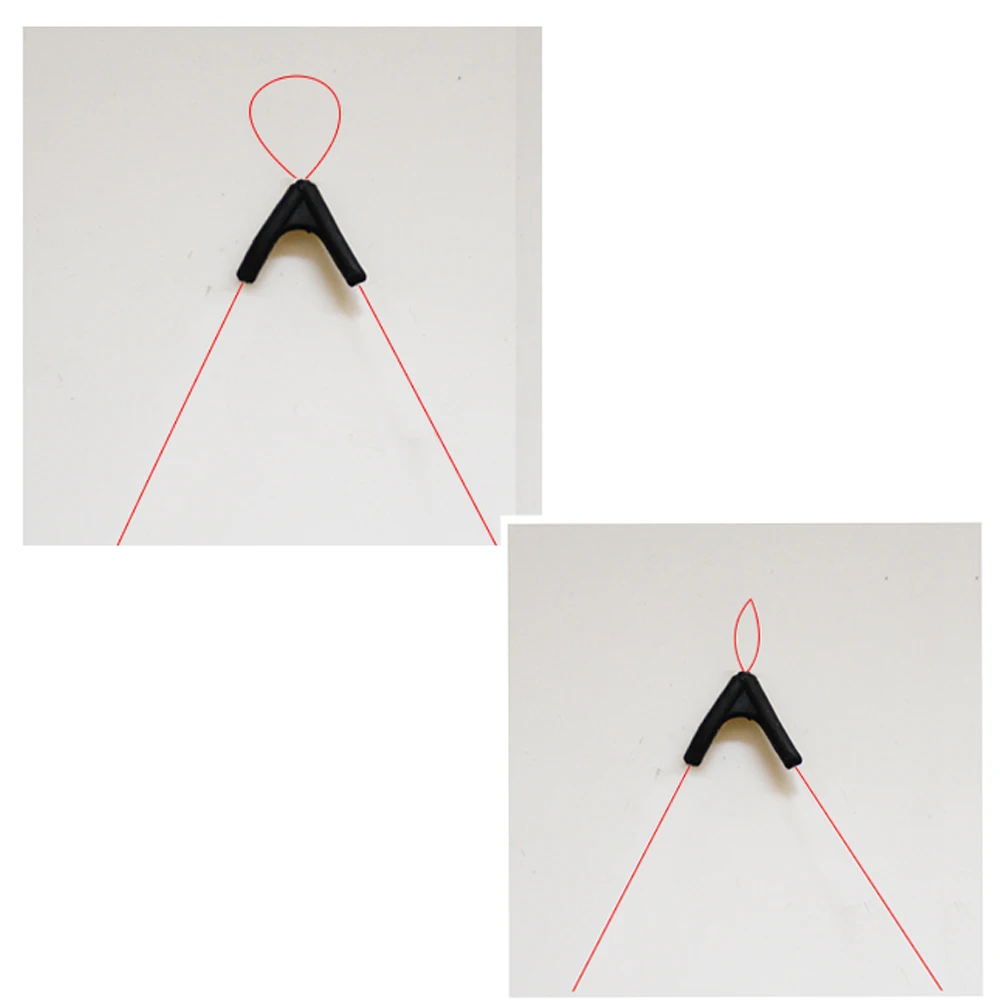 Divisor de doble gancho para línea de pesca, dispositivo de Contactor, bifurcación espacial de ocho tipos, divisor de horquilla de hebra, 200 unids/lote - imagen 4