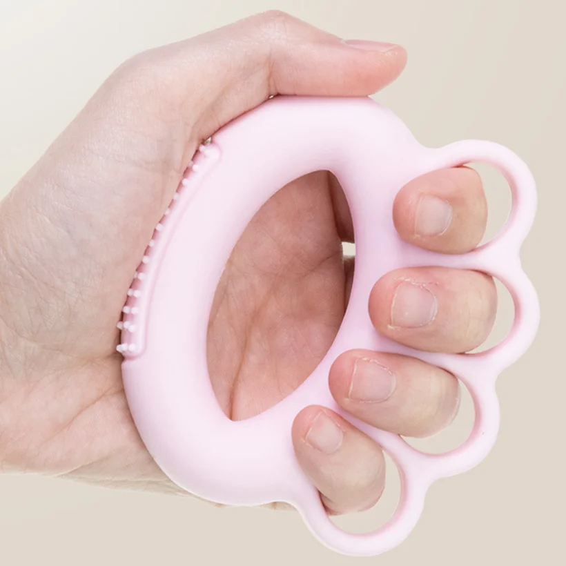 Agarre de mano de silicona ajustable, entrenador de dedos, ejercicio, expansor carpiano, entrenamiento muscular, gimnasio, Fitnes, fortalecedor, pinza de mano - imagen 5