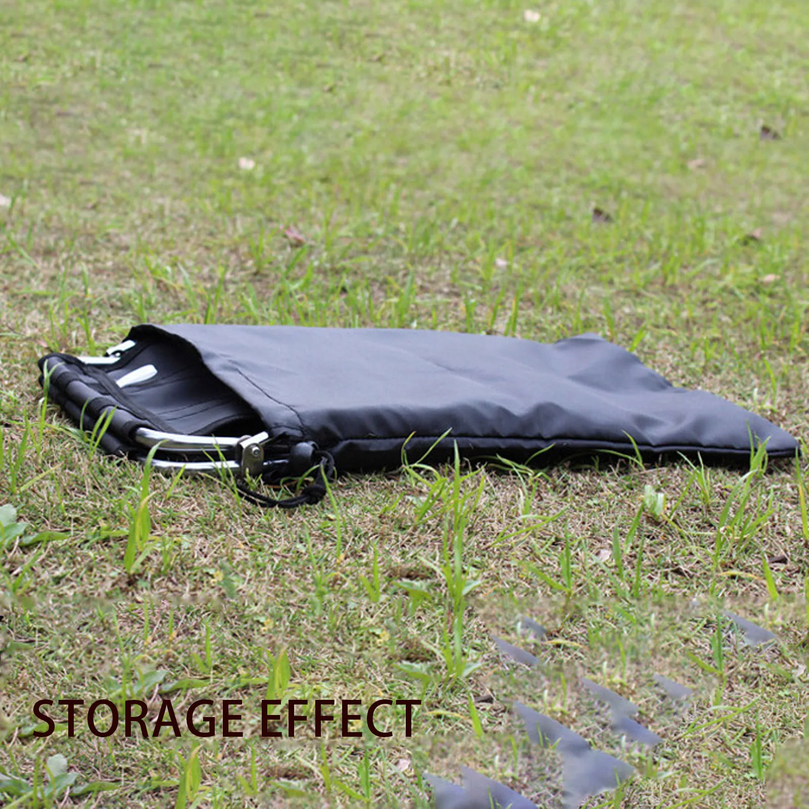 Silla de camping portátil plegable de aluminio resistente para pesca y playa - imagen 3