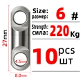 10pcs  Size 6