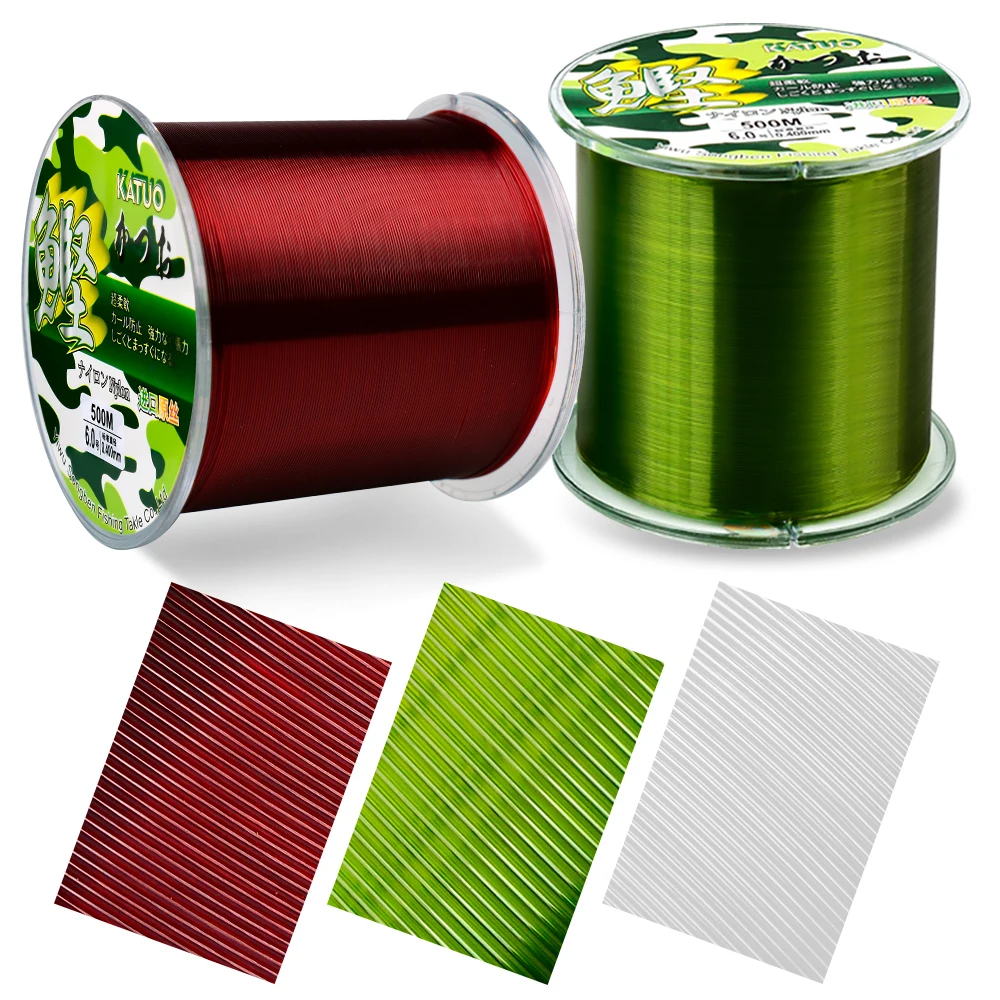 PROBEROS-sedal de Pesca en roca, cuerda especial de nailon, monofilamento súper fuerte, aparejos de Pesca con mosca, 3,53 LB-43lb, 500m - imagen 3