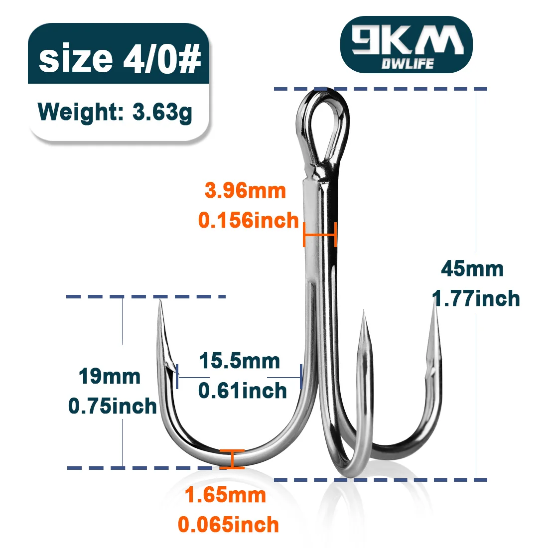Size-4-0 Gap-15.5mm