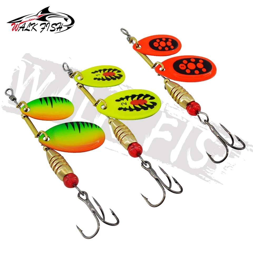 Señuelo Giratorio WALK FISH – Jig metálico con cuchara doble rotación - imagen 4