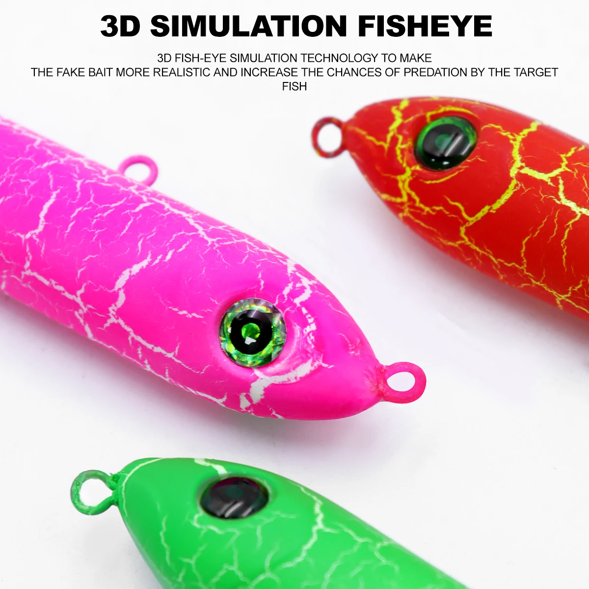 ZYZ aparejos de pesca de Catfish con gancho circular luminoso, alambre de acero de 49 hebras, efectivo, 6/0 #,7/0 #,8/0 #, 3 unidades por lote - imagen 4