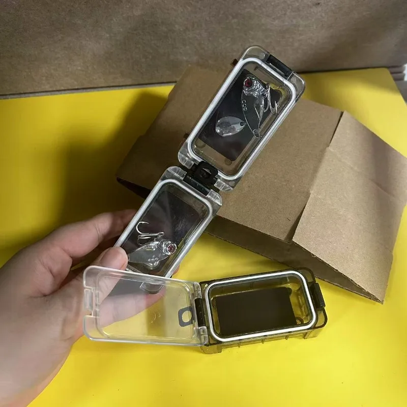 Caja de almacenamiento combinada de separador libre, accesorios de pesca, herramienta de plástico, cebo para barco de pesca en roca Luya, anzuelo de pesca, cebo falso, 2 uds. - imagen 3