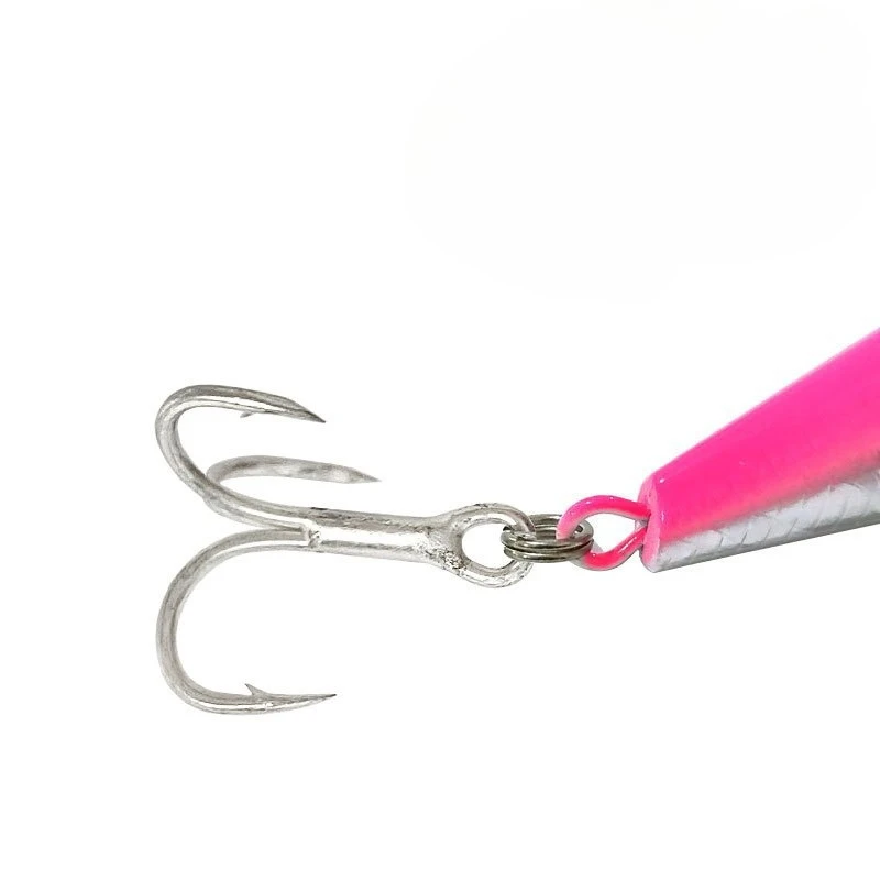 Señuelo de Pesca que se hunde Minnow 40g 60g sistema de peso señuelo duro Pesca anzuelos triples fuertes Wobbler Jerkbait Swimbait cebo - imagen 5