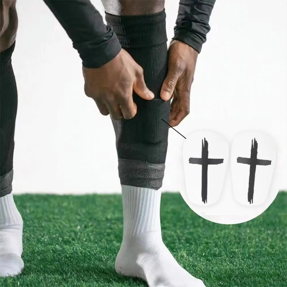 Espinilleras de fútbol PP+EVA absorbentes de impactos con cobertura resistente al desgaste - imagen 3