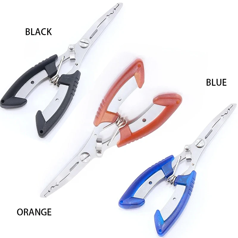 Alicates de pesca multifuncionales, alicates de boca curva, suministros de Cortador de alambre, tijeras de pesca, herramientas de pesca, cortador Dali Ma - imagen 2