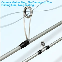 Caña de Spinning Carbono Ultraligera 1,68m para lubina y carpa
