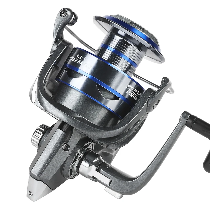 BILLINGS CK 8000~10000 Series,4.1:1 Gear Ratio,55LB Max Drag,CNC Metal Spool,Spinning Fishing Reel,For Freshwater Saltwater - imagen 5