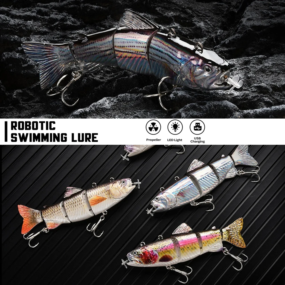 Castfanatic 35/54g multiarticulado Swimbait Crankbait Robot cebo hundimiento Wobbler señuelo para pesca en el mar Trolling Swimbaits aparejos - imagen 4