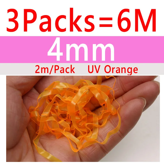 3packs 4mm UV Orange