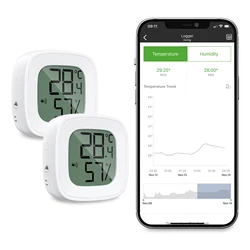Termómetro Bluetooth ORIA – Sensor exterior de temperatura y humedad