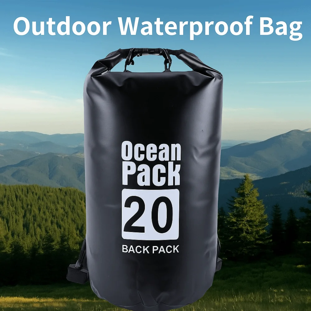 Bolsa impermeable con correas para hombros pesca playa senderismo - imagen 2