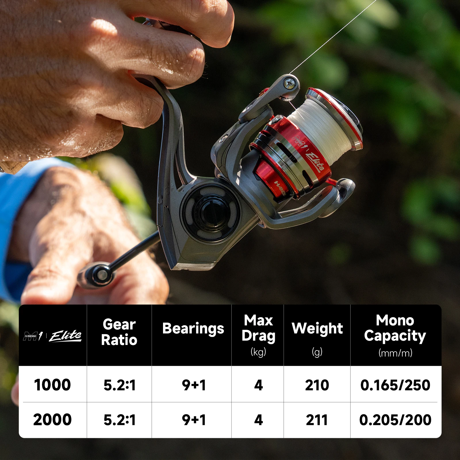 HANDING BFS 1000 - Carrete giratorio ligero 4kg - imagen 5