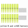 yellow B and battery