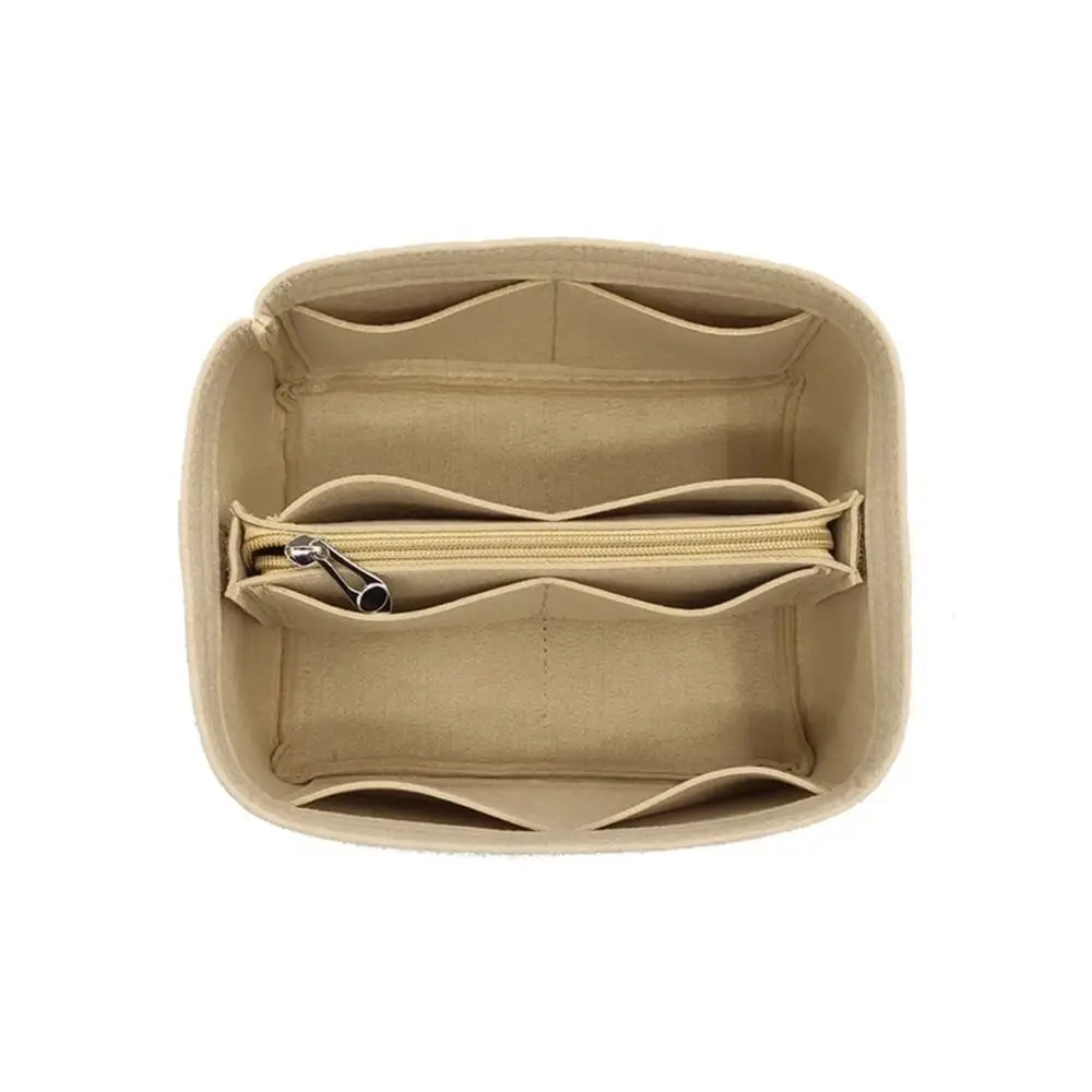 Bolsa de viaje de fieltro, bolsa de inserción, Mini bolso multibolsillo, organizador, bolso, bolsa de forro para bolsa de movimiento de Rally/Picotin18/22 - imagen 5