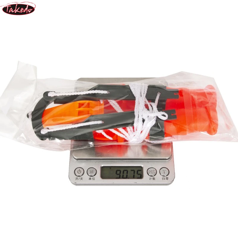 TAKEDO-punzón de hielo portátil con silbato y cordón, garra de rompecabezas Pik-of-life para pesca en hielo, rescate, aparejos de pesca en hielo de seguridad - imagen 5