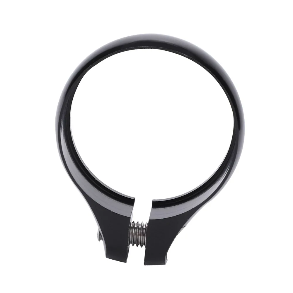 Abrazadera de perno de bicicleta de 31,8mm de diámetro, abrazadera de tija de sillín súper ligera negra y roja, Clip de tubo de asiento de aleación de aluminio para tija de sillín de carretera de 27,2mm