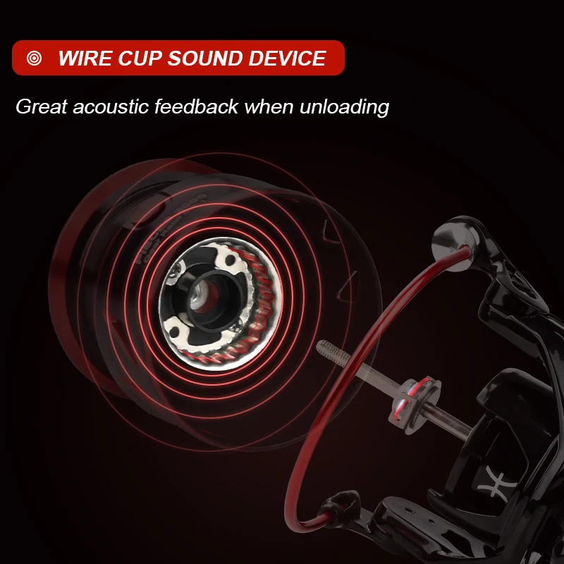 MEREDITH PISCES Carrete Giratorio Resistente Agua 10kg Arrastre 8+1BB Lubina Lucio - imagen 5