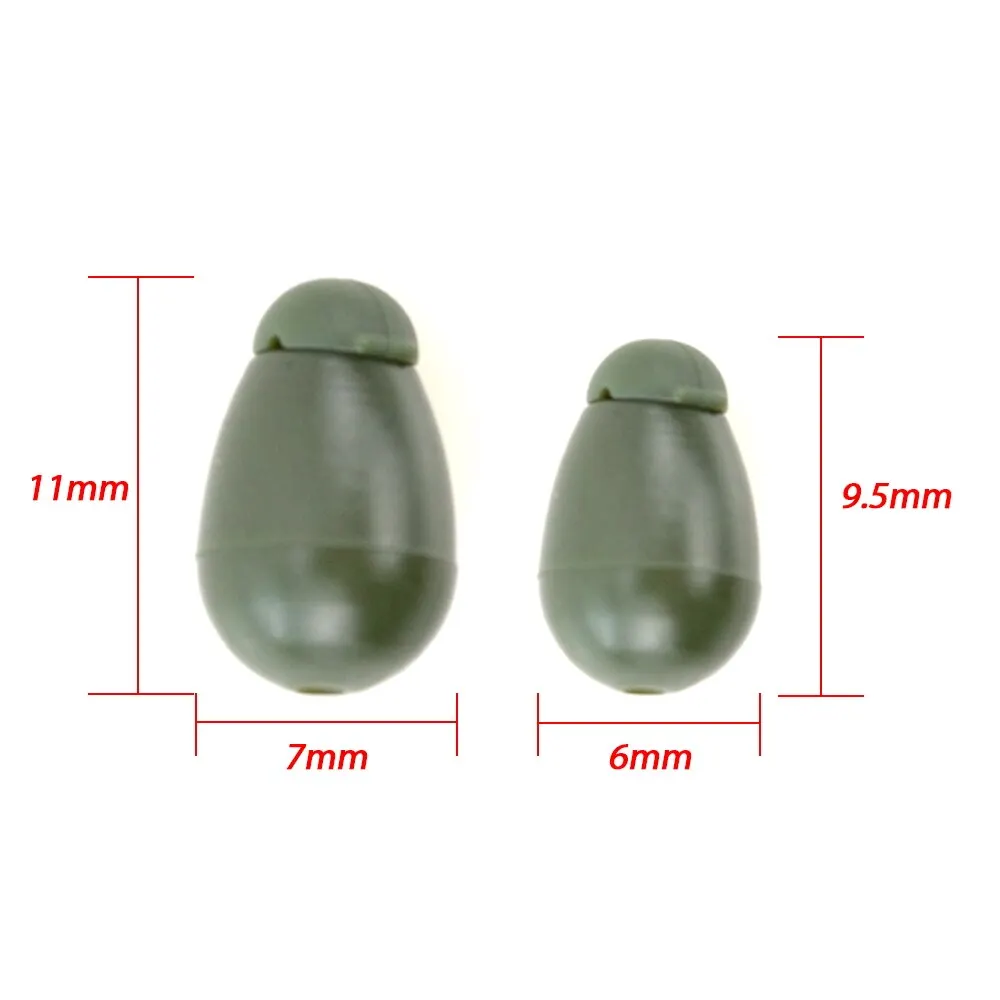 Cuentas de cambio rápido, aparejos de pesca de carpa, gancho, eslabones, método, accesorios para alimentadores, paquete de 25 - imagen 5