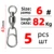 5pcs  Size 6
