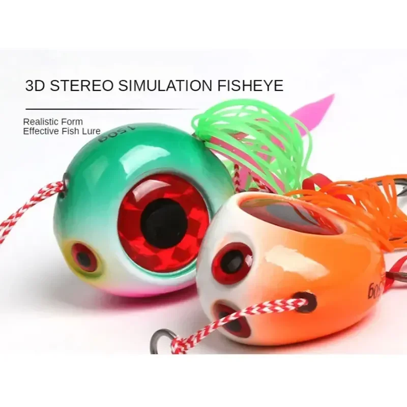 5 unids/caja Tenya Kabura Pesca Inchiku deslizador 60g 80g 100g cabeza de plantilla de Metal Leurre pulpo con falda plomo Jigging Japón señuelo de Pesca - imagen 5