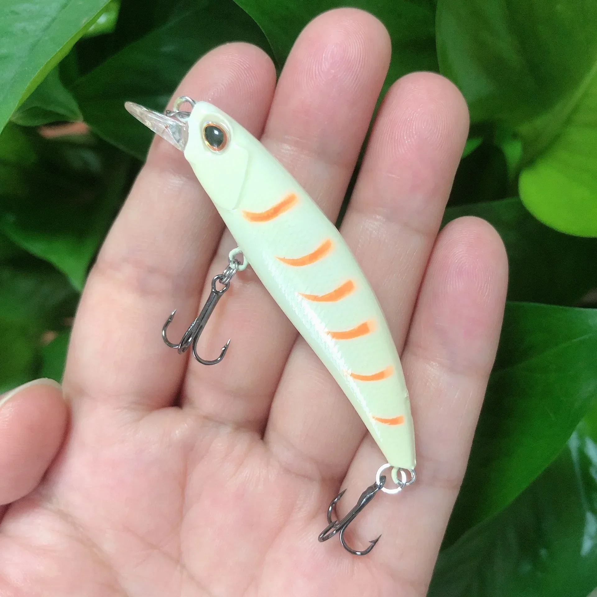 Señuelos de Pesca de pececillo que se hunden, cebo duro Artificial, Wobblers para Lucio, lubina, trucha, Jerkbait, aparejos de plástico Swimbait, 65mm, 4,3g - imagen 5