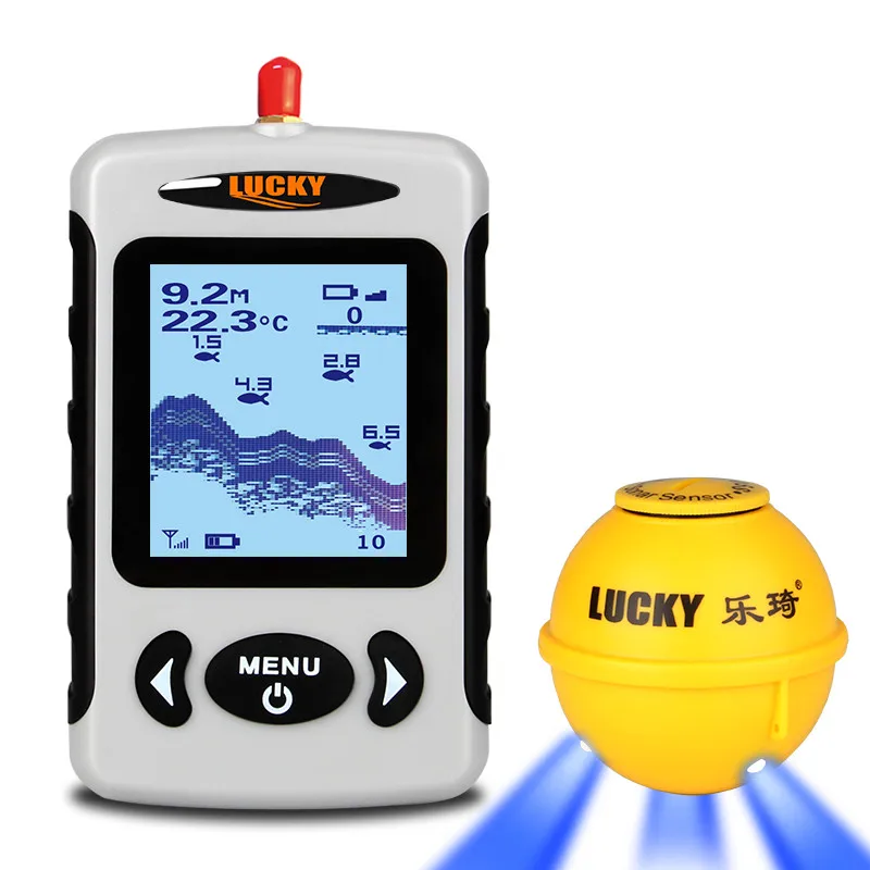 Localizador de peces LUCKY FFW718LA inalámbrico y portátil con sonda - imagen 4