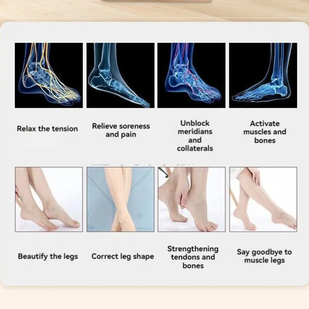 Placa de cordones plegable de madera maciza, Pedal corporal, Pedal de masaje de pies, Pedal de pie, Pedal inclinado de grado profesional