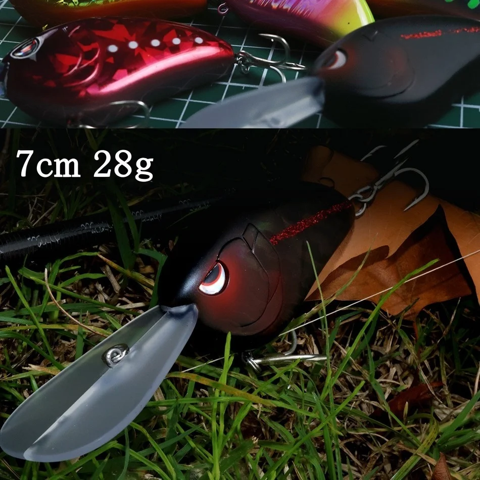 Crankbait buceo profundo placa larga – Señuelo lubina y trucha