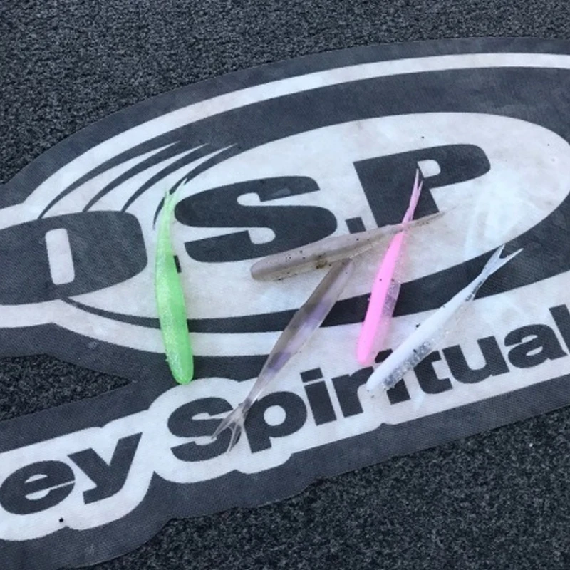 Señuelo OSP japonés, cebo blando HP MiNNOW3.1 pulgadas, cola de horquilla de gravedad específica alta, pez blando al revés, anzuelo de plomo, cebo para perca - imagen 3