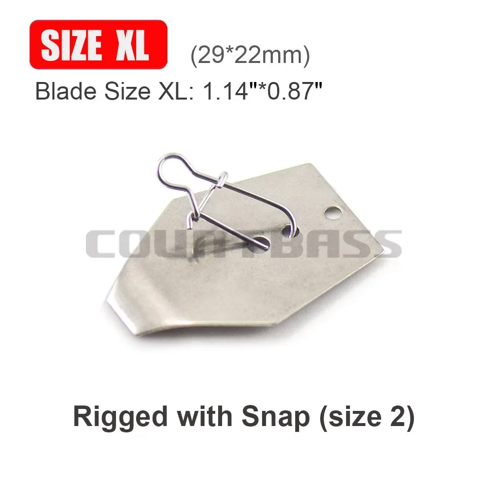 COUNTBASS 20 piezas hojas de Chatter broches aparejados, cuchillas de vibración de acero inoxidable, plantillas de vibración personalizadas para bailarina de plantilla de natación - imagen 3