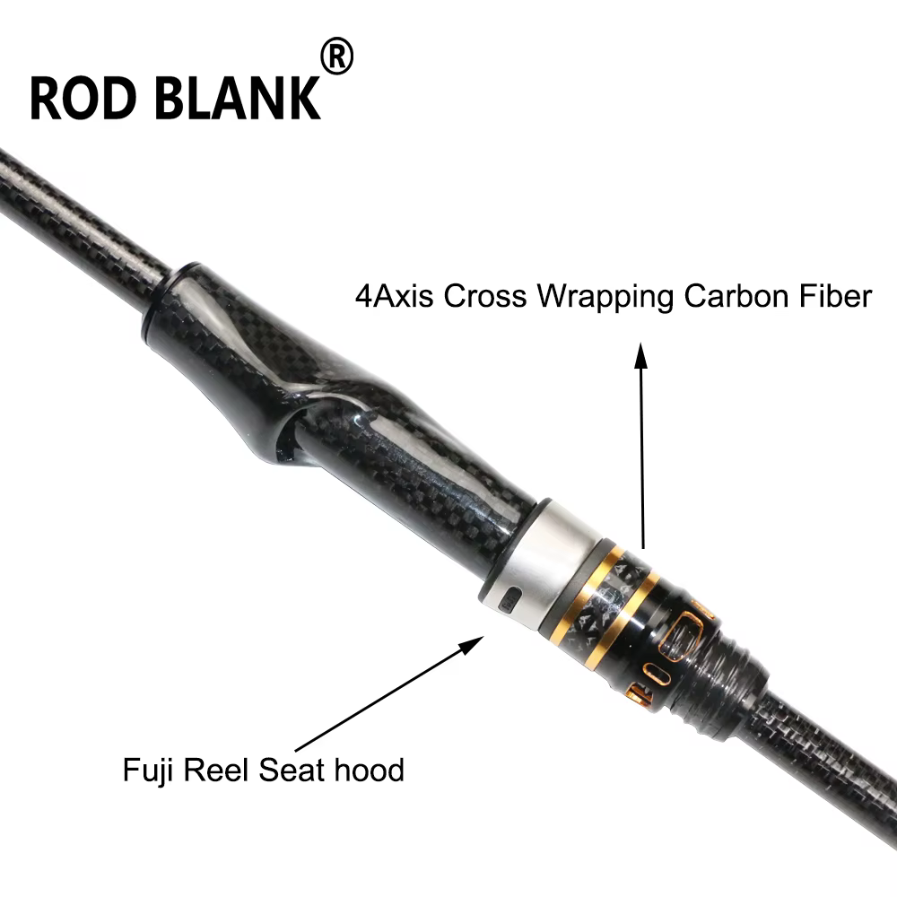 Kit blanks pesca - Mango giratorio y asiento carrete fibra carbono - imagen 4