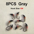 Talla 10, 8 piezas, gris