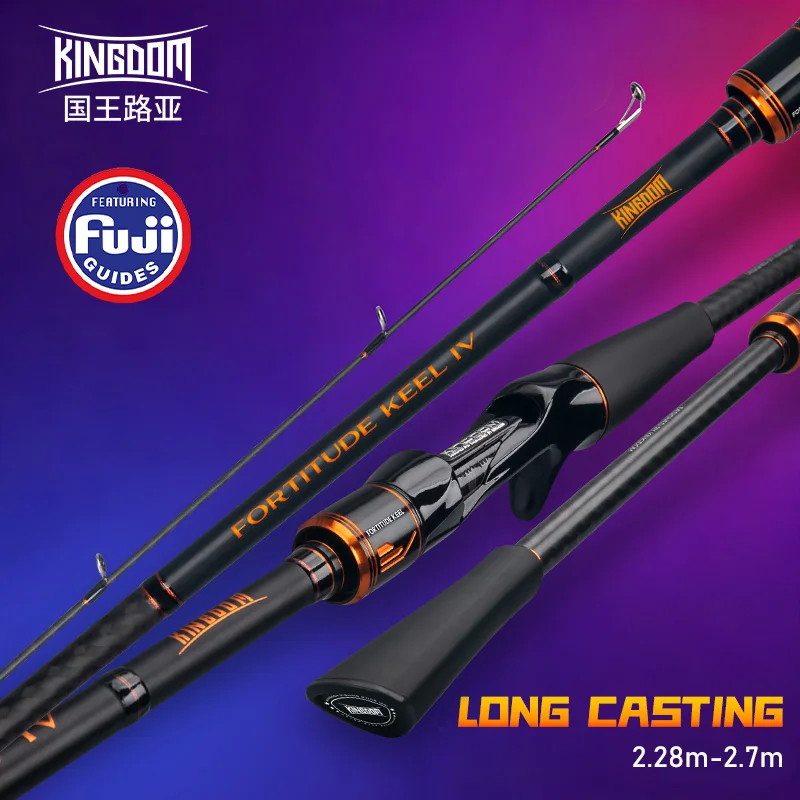 Kingdom Fortitude Keel IV – Caña de spinning para lubina con FUJI - imagen 4