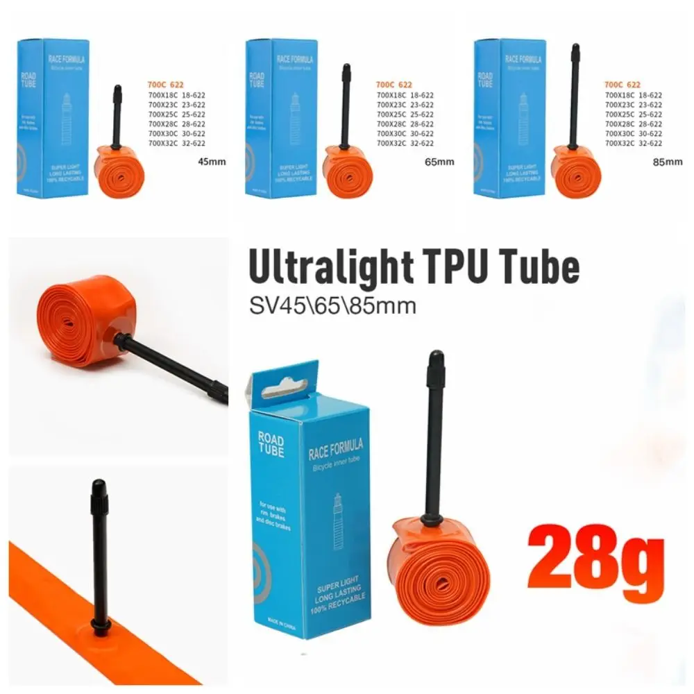 Tubo interior ultraligero de TPU, válvula francesa, tubo interior ultraligero para bicicleta 700C, tubo interior de TPU antienvejecimiento, accesorios para ciclismo - imagen 5