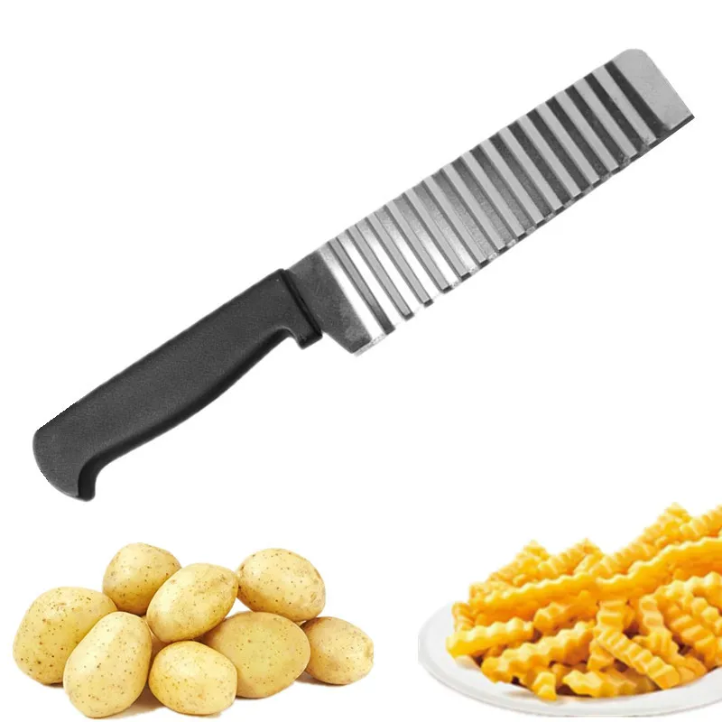 Cortador de patatas ondulado
