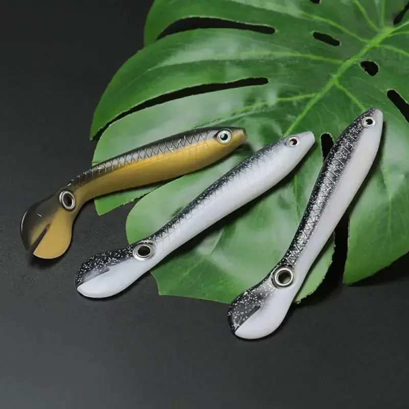 Señuelo de pesca biónico suave y luminoso, accesorio de Señuelos de natación biónicos de hundimiento lento, señuelo simulado que puede rebotar para agua salada, 1 Uds. - imagen 3