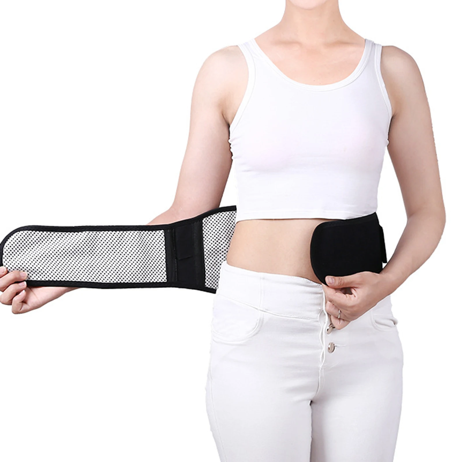 Soporte Universal de cintura deportiva, aislamiento de presión, soporte Lumbar para hombres y mujeres, equipos de ejercicio aeróbico para Yoga, Pilates - imagen 2