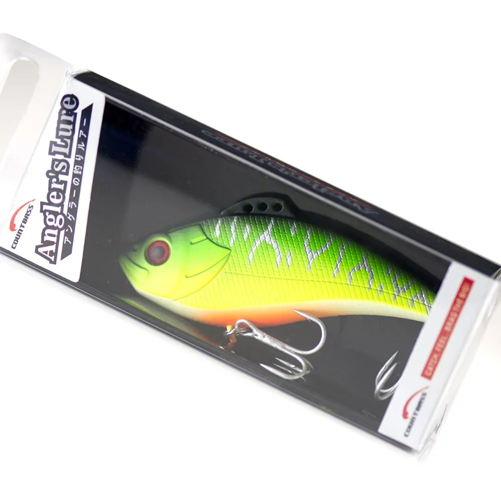 Countbass-cebo de vibración que se hunde, señuelo de pesca para pescador de agua salada, Crankbait sin labios, cebo duro Wobbler Leurre 70mm 19,2g - imagen 5