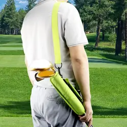 Bolsa portátil para palos de Golf para hombres y mujeres, estuche de entrenamiento de Golf con correa de hombro ajustable, accesorios deportivos de Golf