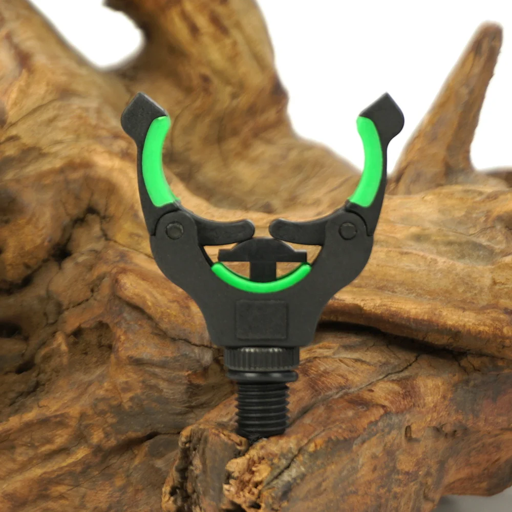 Soporte para caña de pescar de carpa Hirisi con Clips magnéticos mágicos soporte seguro para vaina de caña pinza de cabeza antideslizante para AC140-G de pesca estable - imagen 2