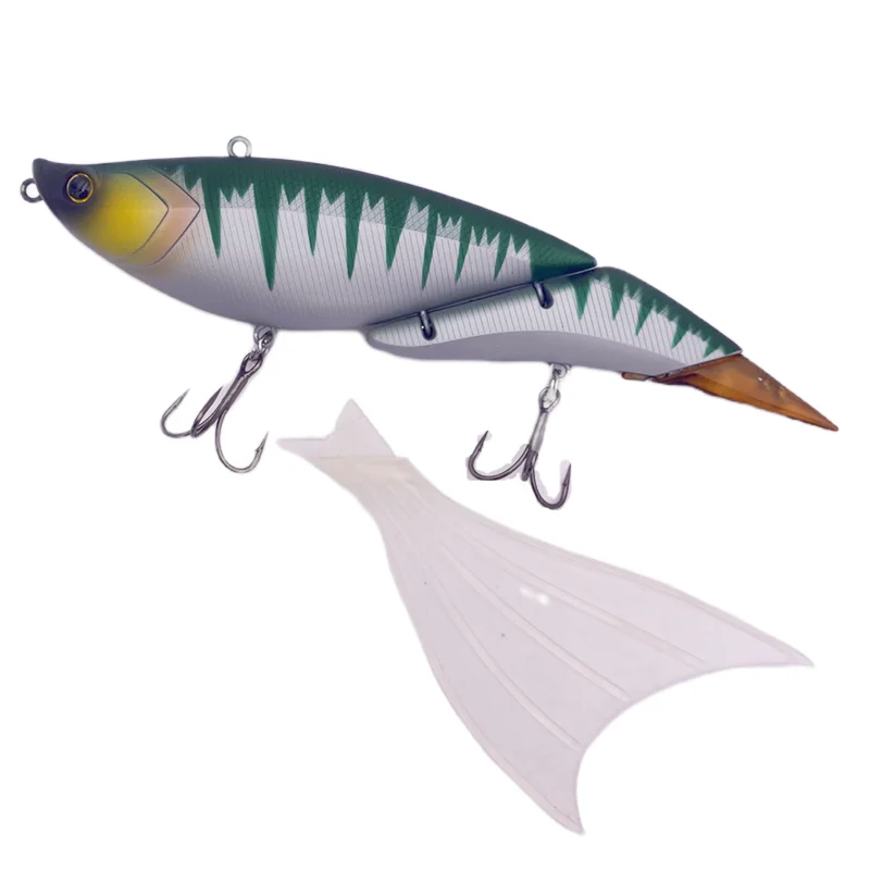 Señuelo de Pesca flotante VIB articulado, cebo de lápiz de cola reemplazable, 190mm, 56g, para depredador - imagen 3