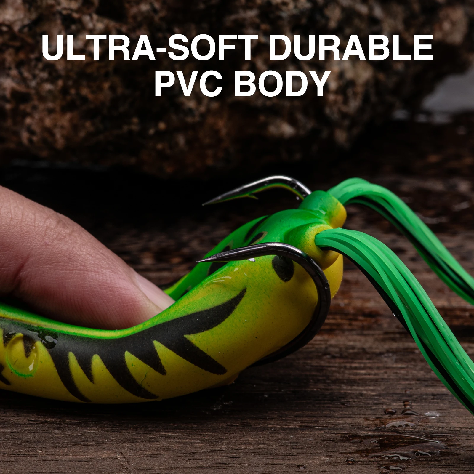 Goture 8 unids/lote cebo de simulación de ranas ojos 3D señuelo de rana Artificial cebo suave Swimbait Pesca Topwater herramienta de cebo entrega rápida - imagen 5