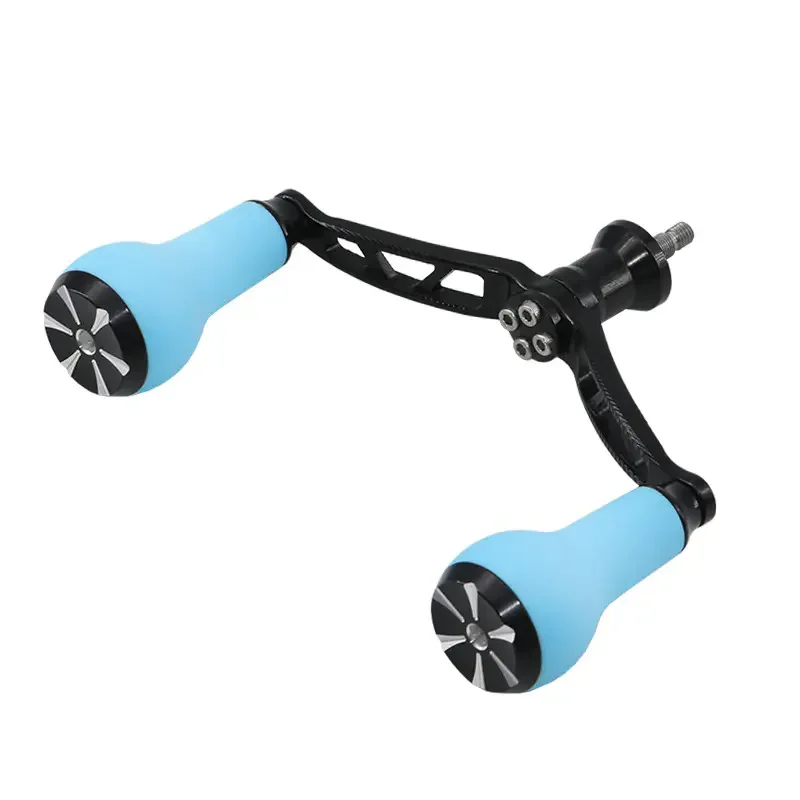 WEIHE Accesorio de carrete de pesca de 4 colores para mango de aleación de aluminio DIY Perilla TPE de 6 colores - imagen 5